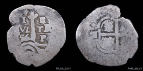 Potosi. Felipe IV. 1 Real 1656 E. CJ 26.4.1
