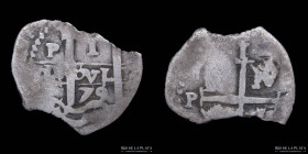 Potosi. Carlos II. 1 Real 1679 C. CJ 30.13.3