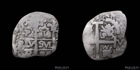 Potosi. Carlos II. 1 Real 1684 VR+V. CJ 31.18.3