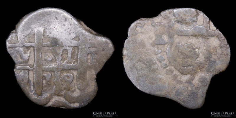 Potosí. Felipe V (1700-1724) 1 Real 1739 M. Macuquina. AG930; 18mm; 1.32g. CJ 36...