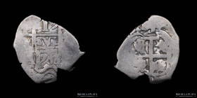 Potosi. Felipe V. 1 Real 1733 YA. CJ 46.6.1