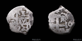 Potosi. Fernando VI. 1 Real 1753 C/q. Macuquina. CJ 51.7.3