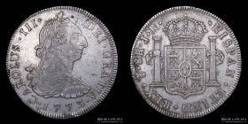 Potosi. Carlos III. 8 Reales 1773 JR. CJ 63.1