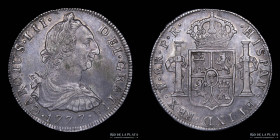 Potosi. Carlos III. 8 Reales 1777 PR. CJ 63.6