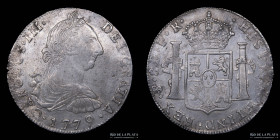 Potosi. Carlos III. 8 Reales 1779 PR. CJ 63.8.3