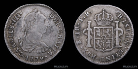 Potosi. Carlos III. 1 Real 1779 PR. CJ 66.5