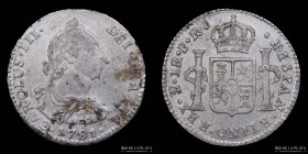 Potosi. Carlos III. 1 Real 1781 PR. CJ 66.10