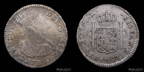 Potosi. Carlos III. 1 Real 1782 PR. CJ 66.11.2