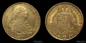 Potosi. Carlos IV. 2 Escudos 1796 PP. CJ 74.7