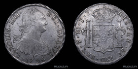 Potosi. Carlos IV. 8 Reales 1796 PP. CJ 76.8