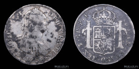Potosi. Carlos IV. 4 Reales 1796 PP. Contramarca a clasificar. CJ 77.8