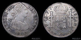 Potosi. Carlos IV. 4 Reales 1802 PP. CJ 77.14