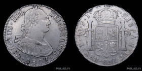 Potosi. Carlos IV. 4 Reales 1807 PJ. CJ 77.19