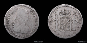 Potosi. Carlos IV. 1 Real 1795 PR, CJ 79.7.1