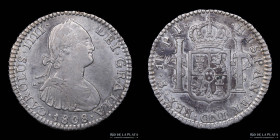 Potosi. Carlos IV. 1 Real 1808/9 PJ. CJ 79.22.2