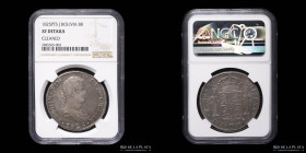 Potosi. Fernando VII. 8 Reales 1825 J. CJ 86.15.1
