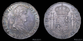 Potosi. Fernando VII. 8 Reales 1825 JL. CJ 86.15.2
