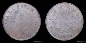 Argentina. Buenos Aires. 2 Reales 1840. CJ 14