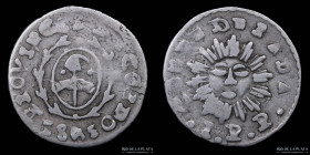 Argentina, Córdoba. 1 Real 1843 JPP. CJ 42.6.1