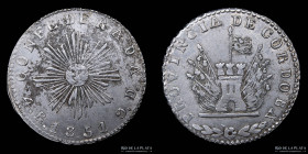 Argentina. Cordoba. 4 Reales 1851. CJ 61.1.1