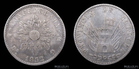 Argentina. Cordoba. 4 Reales 1852. CJ 65.1.2