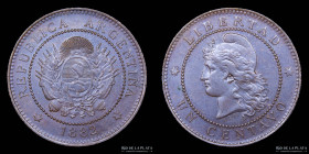 Argentina. 1 Centavo 1882. CJ 38