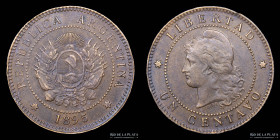 Argentina. 1 Centavo 1895. CJ 50