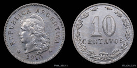 Argentina. 10 Centavos 1910. CJ 99