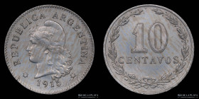 Argentina. 10 Centavos 1915. CJ 104