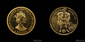 Malvinas (Ocup. Britanica) 2 Pounds 1997. KM112