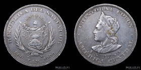 El Salvador. 1 Peso 1909. KM115.1
