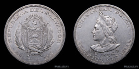 El Salvador. 1 Peso 1911. KM115.1