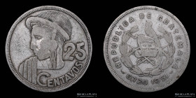 Guatemala. 25 Centavos 1951. KM258