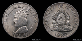 Honduras. 1 Lempira 1937. KM75