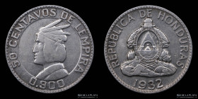Honduras. 50 Centavos de Lempira 1932. KM74