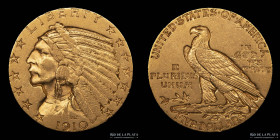 USA. 5 Dollars 1910. Indian Head. KM129