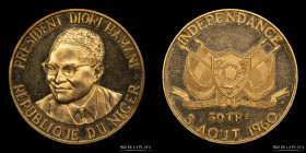 Niger. 50 Francs 1960. Oro. KM3