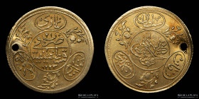 Otomanos. Mahmud II. 2 Hayriye 1223. Oro. KM639