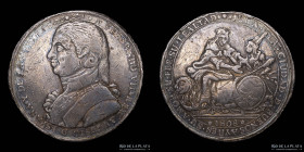 Buenos Aires. Fernando VII. 1808. 10 Reales Proclama