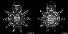 Guerra Triple Alianza. Argentina. Premio Militar 1869. Guardia Nacional