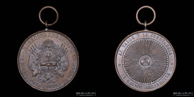 Guerra Triple Alianza. Argentina. Premio Militar 1870. Cobre