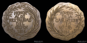 Argentina. SLM. 1915. "Honor a los Restauradores del Orden 1816"