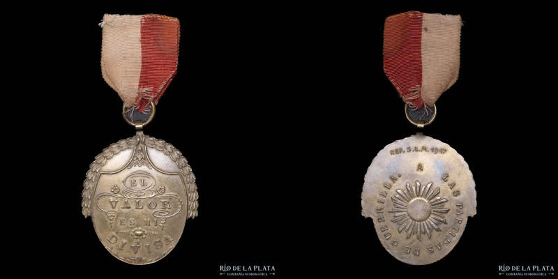 Reproducción de la Sociedad "La Medalla" (SLM) del año 1917 del Premio Militar "...