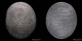 Argentina. 1957. Almirante Guillermo Brown. Escudo de Juncal. Plata
