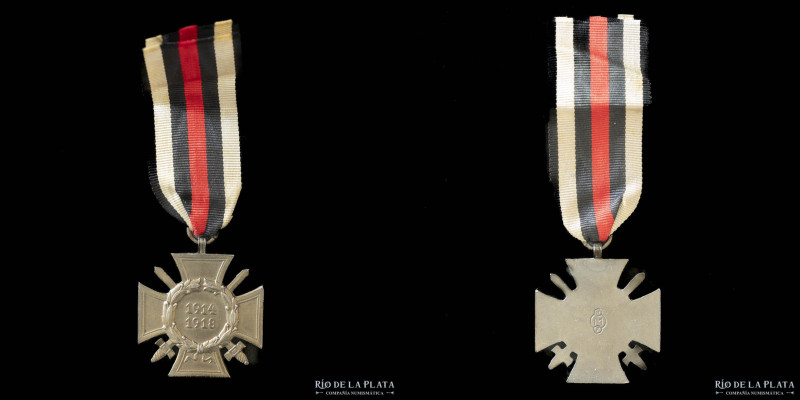 Alemania. Condecoración 1º Guerra Mundial. Combatientes. Creada por Hindenburg e...