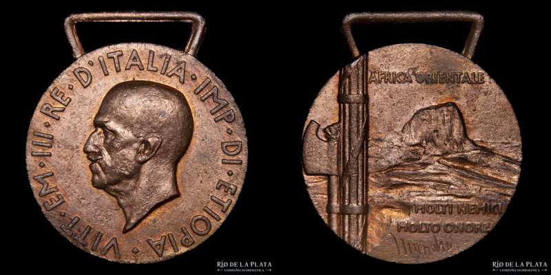 Italia. 1936. Vittorio Emanuele III. Guerra África Oriental. "Molto enemici, mol...