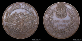 Alemania. Frankfurt. 50 Aniversario Deutscher Phönix 1845-1895