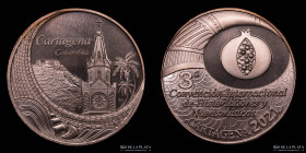 Cartagena 2021. 3° Convencion Internacional de Hist. y Numismaticos. Cobre