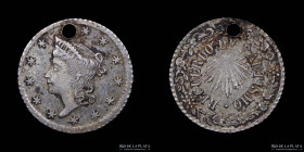 Argentina. 1867. Recuerdo de bautismo. Cataldi