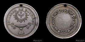Argentina. 1877. Recuerdo de Bautismo. Fuente y Ave. R. Grande